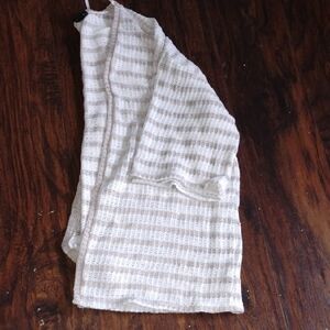 Torrid Cream and Gray Knit Fabric